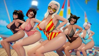 【MMD RWBY】Chewy Chewy - Milf Squad