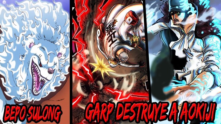 ONE PIECE 1081 | *ODA ES UN GENIO* GARP Destruye a AOKIJI | KUROHIGE Derrota a LAW | BEPO SULONG