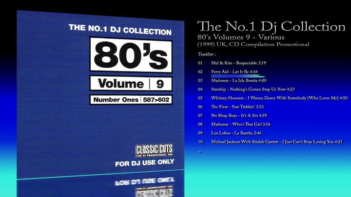 The No.1 Dj Collection (1999) 80's Volumes 9 - Various [CD Compilation Promotional]