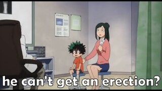 Young Midoriya got diagnosed with ''Erectile Dysfunction''