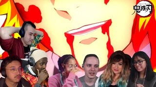 I AM SAD ..DEMON SLAYER KIMETSU NO YAIBA SEASON 2 EPISODE 07 BEST REACTION COMPILATION