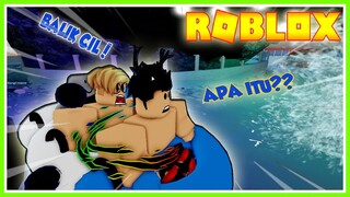 ADA PENAMPAKAN DI BAWAH WATERPARK TERBESAR!! ROBLOX MIKOCIL