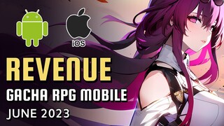 Revenue Gacha RPG Juni 2023 | Sensei Info
