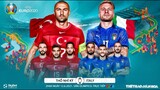 [VTV3 trực tiếp bóng đá EURO 2020] Italy vs Thổ Nhĩ Kỳ (2h00 ngày 12/6) - Bảng A. Soi kèo nhà cái