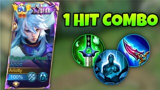 ARLOTT PETRIFY BEST 1 HIT COMBO BUILD!! - MLBB