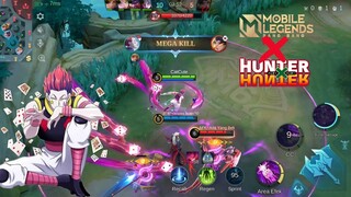 Akhirnya Muncul Skin Kolaborasi Hunter X Hunter dan MLBB, Review Skin Hisoka Efeknya Rame Bener !