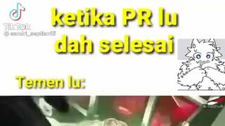 ketika pr lu dah selesai