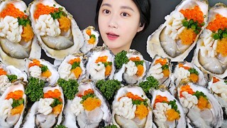 [ONHWA] 🦪生蚝 + 鲑鱼子 + 白子  咀嚼音! *满满的蚝香和滋润！