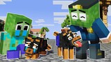 Monster School : DAILY LIFE of Smart Dog But Upside Down - Minecraft Animation