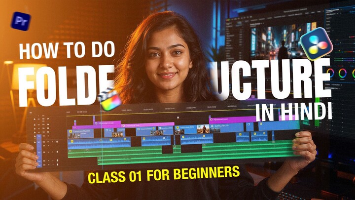 Premiere Pro Projects को Perfectly Organize करने का तरीका | Hindi Class 1