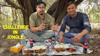 SPICY MUTTON CURRY EATING CHALLENGE IN HAUNTED PLACE | MUTTON CURRY MUKBANG | MUTTON CURRY EATING