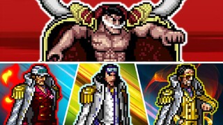 [ Yonko VS Admiral ] Edward Newgate VS Akainu / Aokiji / Kizaru - MUGEN JUS CHAR