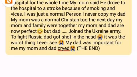 The life of me WARNING THIS STORY WILL MAKE U CRY