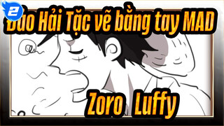 [Đảo Hải Tặc vẽ bằng tay MAD / Zoro & Luffy] Swordmen & Pirates King's Batsu Game_2