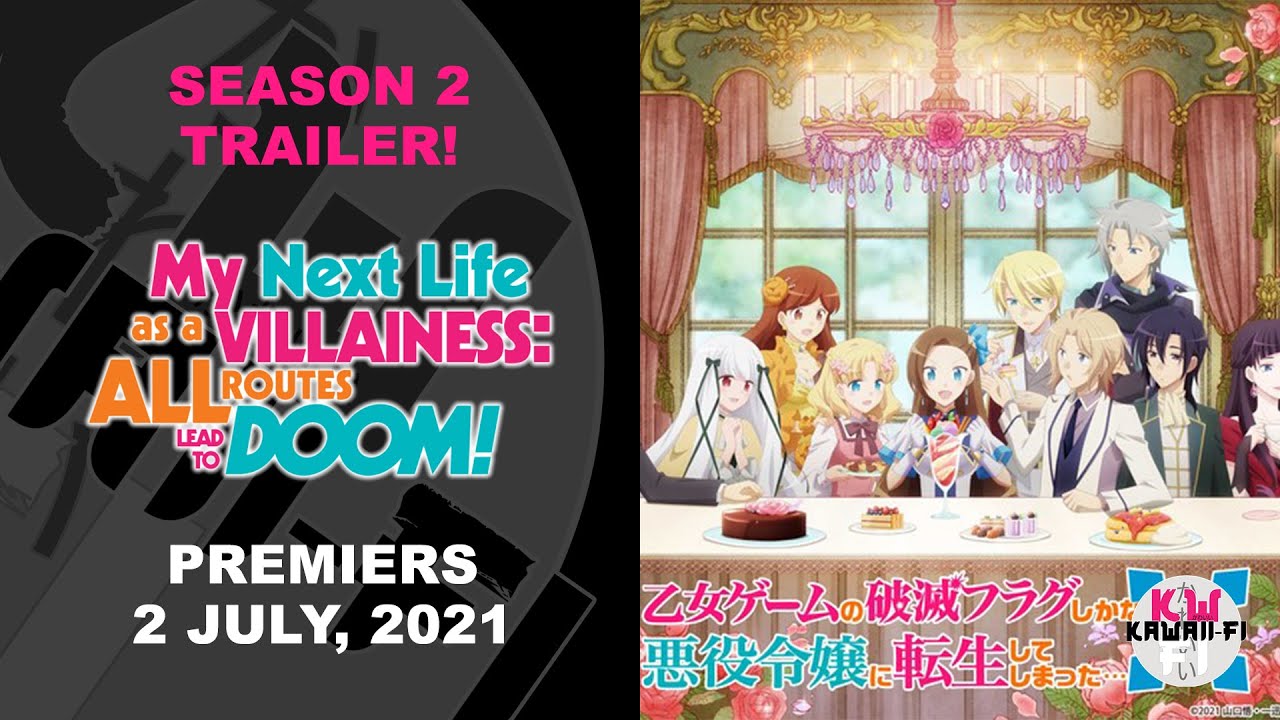 My Next Life as a Villainess - 2ª temporada ganha novo trailer