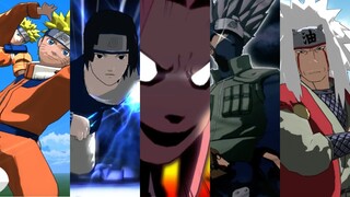 All Jutsus & Rage Mode - Naruto Rise of a Ninja (60FPS)
