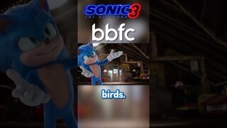 Sonic the Hedgehog 3 X BBFC ANNOUNCED!! #shorts