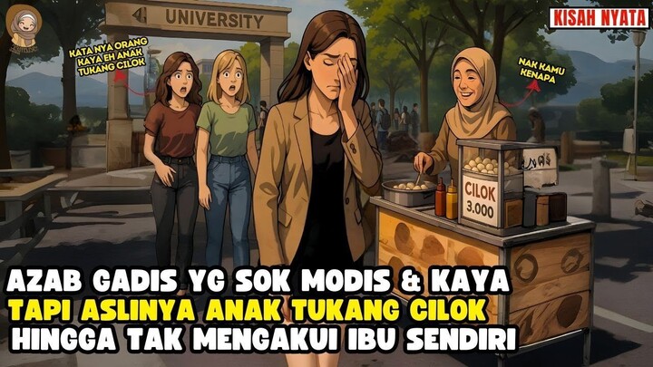 KARENA GENGSI MENGAKU KAYA HINGGA ORANG TUA TUKANG CILOK TAK DIAKUI IBUNYA II SI