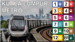 🇲🇾 Kuala Lumpur Urban Rail - All the Lines (2022) (4K)