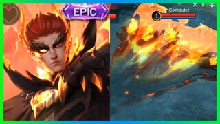 VALIR NEW SKIN | DRACONIC FLAME EPIC SKIN 🟢 MLBB