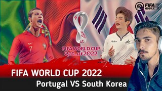 Fifa World Cup 2022 Portugal VS South Korea | FIFA MOBILE | Group Stage Match | AXED GAMING.