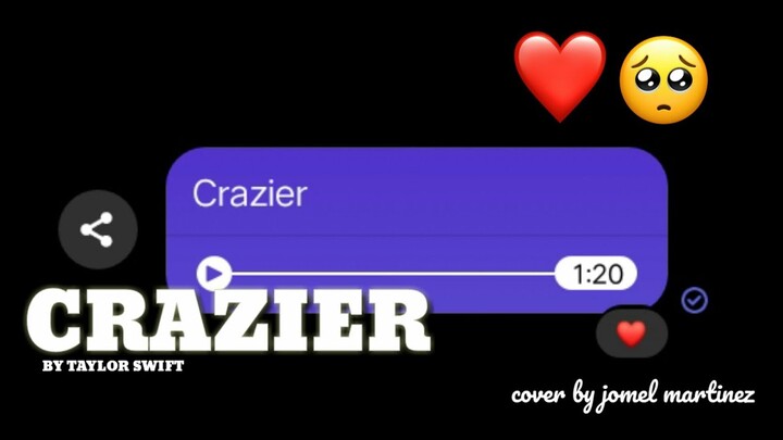Taylor Swift - Crazier (Cover by Jomel Martinez)