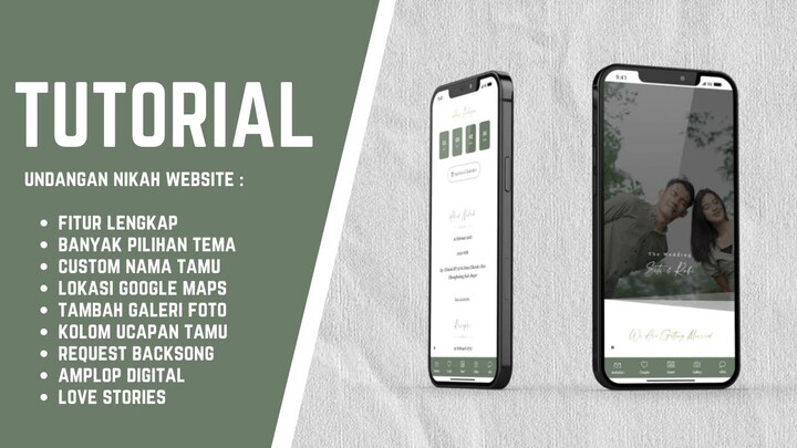 CARA MEMBUAT UNDANGAN PERNIKAHAN DIGITAL WEBSITE - TERBARU & MUDAH