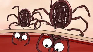 [Animation]Never try pulling it off when a tick is biting you