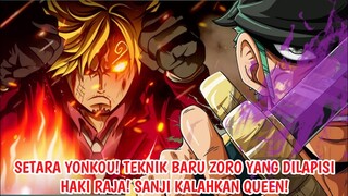 ONE PIECE 1035 - EDAN! JURUS BARU ZORO DGN ADVANCE HAKI RAJA! SANJI KALAHKAN QUEEN! (Prediksi)