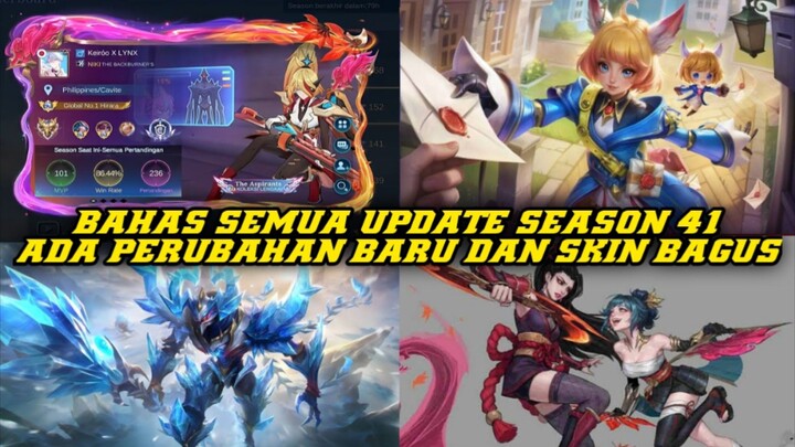 Apa Aja Sih Perubahan di Update Season 41? Ternyata Banyak Banget Yang Berubah Dan Ada Skin Bagus🔥