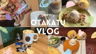 【otaku vlog】ONE PIECE FILM RED2回観た日〻推しを連れてカフェ☕️〻手作りクロッフル最高に美味しかった🥐🎀