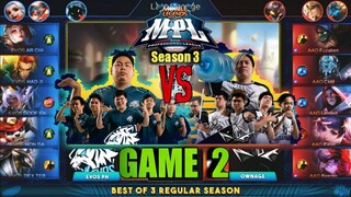 Game2 Evos PH VS AA Ownage | MPL PH S3 Regular Season