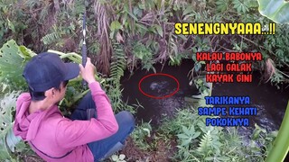 Senengnya Mancing Di Selokan Saat Babonya Galak!!