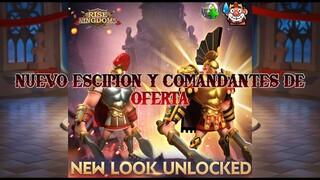 NUEVO ESCIPION Y NUEVOS COMANDANTES EN LAS OFERTAS | Rise of Kingdoms Español