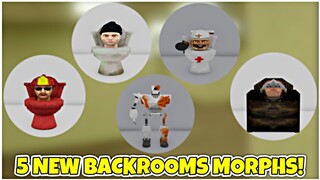 UPDATE 279 🎥 How to get ALL 5 NEW BACKROOMS MORPHS! (GARTEN OF BANBAN 3) - Roblox