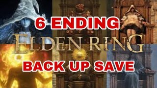 Elden Ring วิธีเล่นรอบเดียว จบทุกแบบ All Ending : How to Back up save