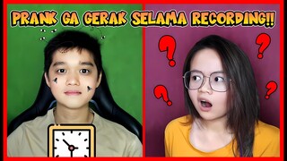 PRANK GA GERAK SELAMA RECORDING !! MOMON BINGUNG !! NGAKAK !! Feat @sapipurba Roblox