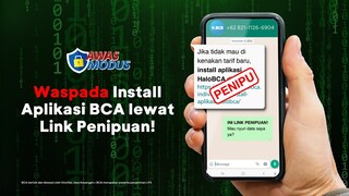 #AwasModus Jangan Instal Aplikasi BCA di Sembarang Link