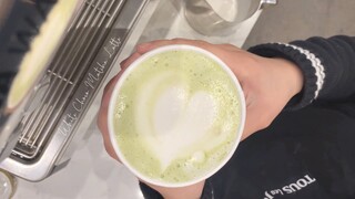 Cafe Vlog | White Choco Matcha Latte #cafevlog #life #chill