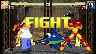 AN Mugen Request #1790: Homer Simpson & Marco VS Enguarde & Dragon Claw