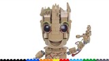LEGO Marvel I Am Groot / Baby Groot review! Charming, solid build & A+ cassette tape