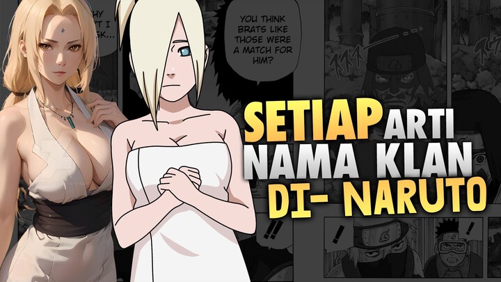 Setiap Arti Nama Klan di Konoha