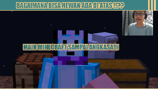 BERMAIN MAINCRAFT SAMPAI LUAR ANGKASA ❗❗❗