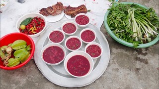 PHÁT HOẢNG KHI THẤY MỌI NGƯỜI UỐNG MÁU DÊ VÀ BIẾT ĐƯỢC CÁCH LÀM TƯƠNG THỐI CỦA NGƯỜI THÁI