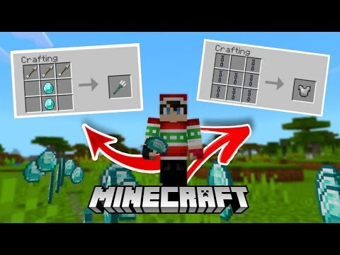 Crafting the Uncraftable Addon | MINECRAFT SURVIVAL ADDON | 1.17.40+ | MCPE ADDON SHOWCASE