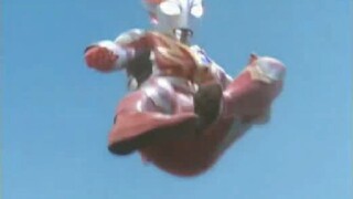Ultraman's flying kick