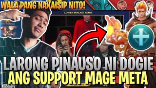 ANG LARONG PINAUSO SI NI DOGIE ANG SUPPORT MAGE META (WALA PANG NAKAISIP) | HFE VS BREN | MLBB