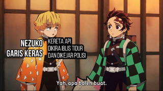 NEZUKO, INOSUKE MENGIRA KERETA ADALAH IBLIS