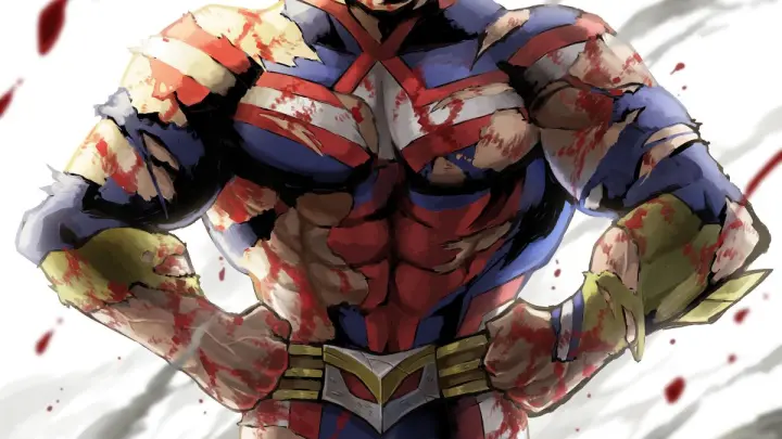 [High Burning / All Might / Stepping Point] The so-called hero is someone who can constantly break t