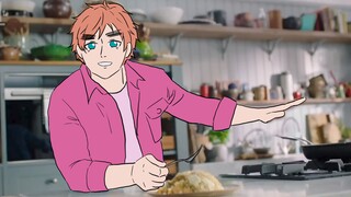 [APH/Handwritten] A Yao complains about how to make egg fried rice at Eyebrow House - Oliver